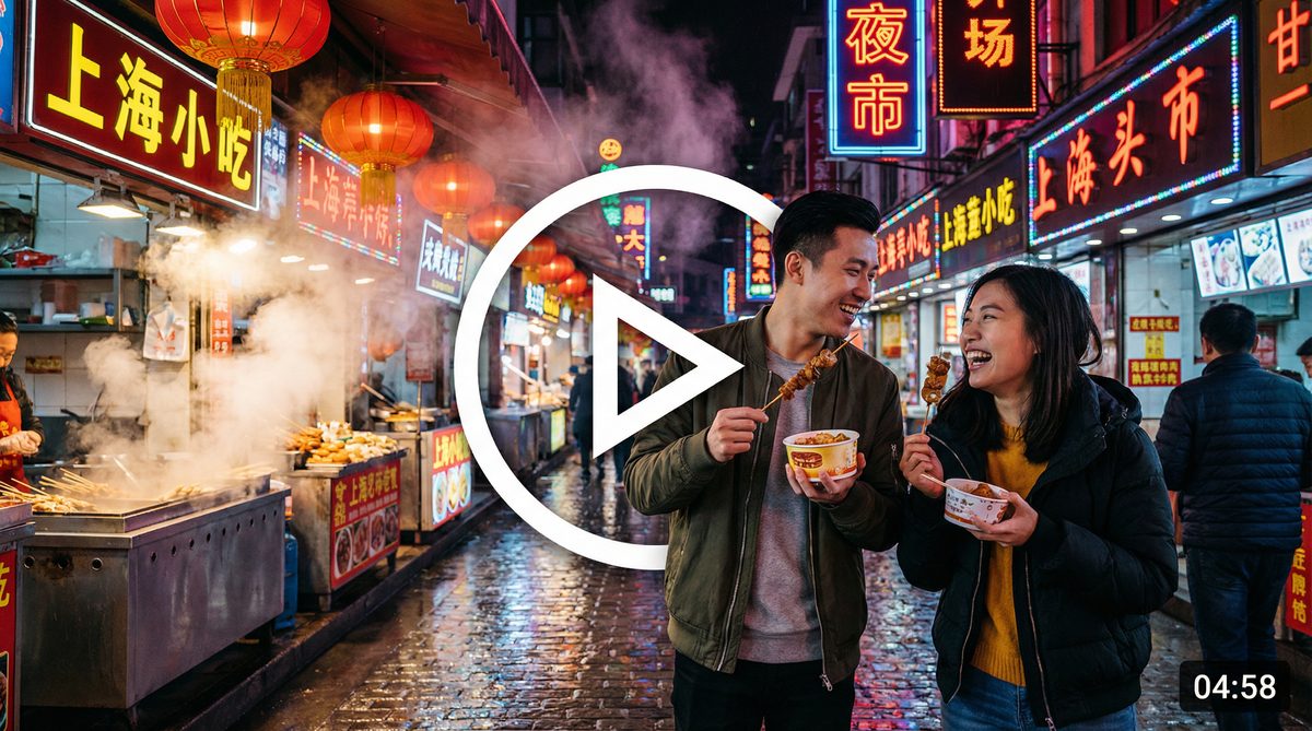 大象传媒夜市美食视频